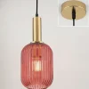 Pendelleuchte CALISTA rot 1-flammig