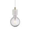 Pendelleuchte Nordlux SIV Marmor weiß H 10 cm