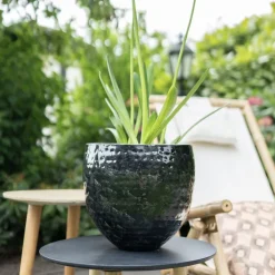 Pflanzkübel Metall outdoor Thom black 4er Set