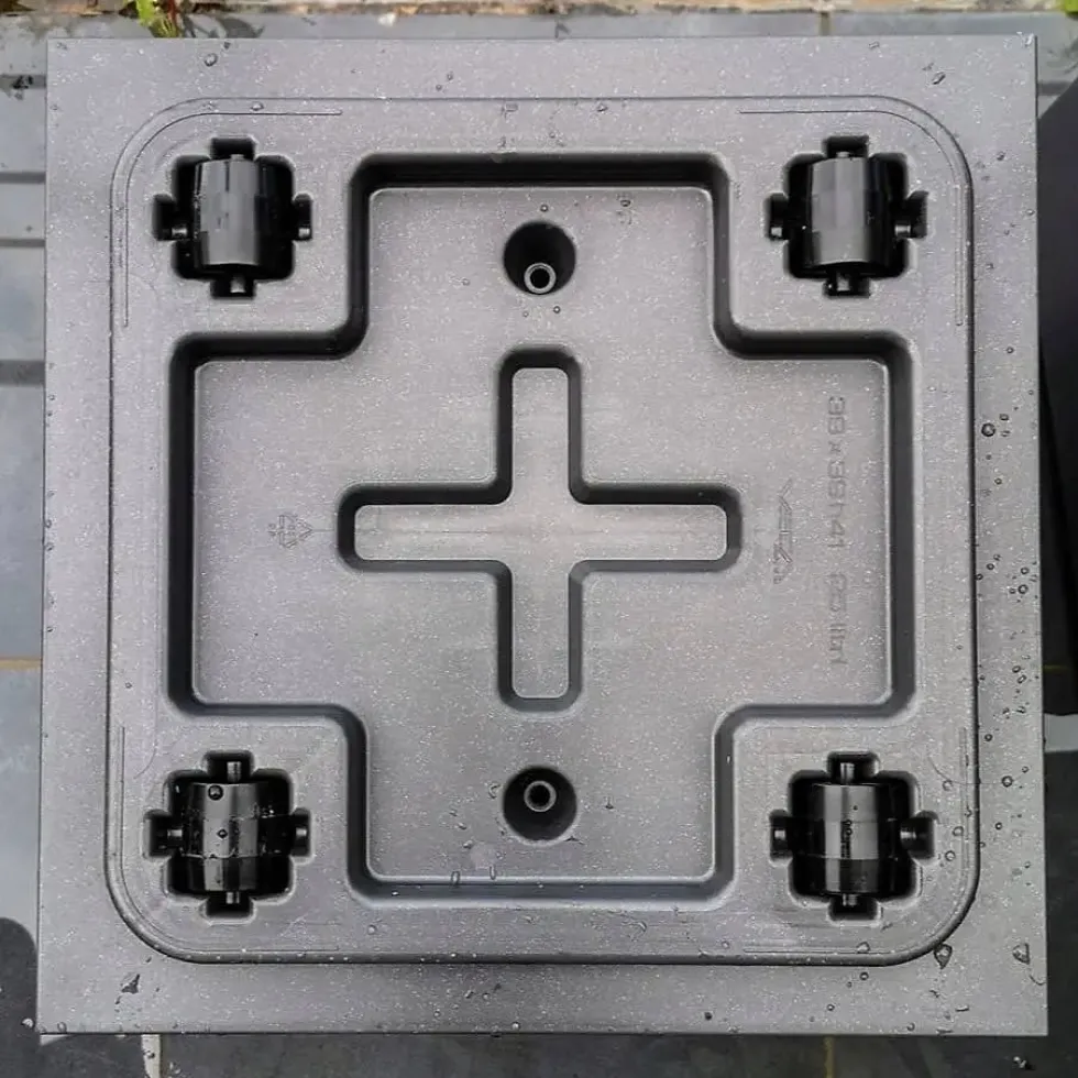 Pflanzkübel quadratisch 40×40 cm Matheria anthrazit