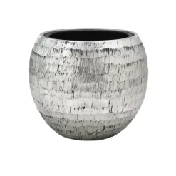 Pflanzkübel silber Leony Durchmesser 60 cm