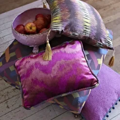 Récamière Hocker ECLIPSE AXIS magenta 80×80 cm