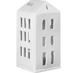 Räder Lichthaus Porzellan weiß WALMDACH ZUHAUSE Höhe 16,5 cm