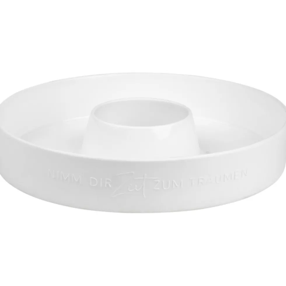 Räder Porzellankranz Nimm dir Zeit groß Durchmesser 32 cm