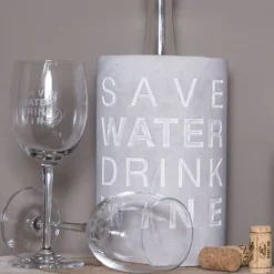 Räder Weinkühler Beton SAVE WATER H 21 cm