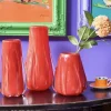 Rote Vase Stella Glas Werner Voß