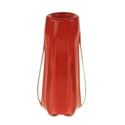 Rote Vase Stella Glas Werner Voß