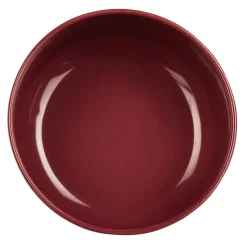 Schale Keramik klein Nova ASA rot burgundy D 13,5 cm