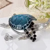 Schmuckkästchen Schildkröte Josie silber blau