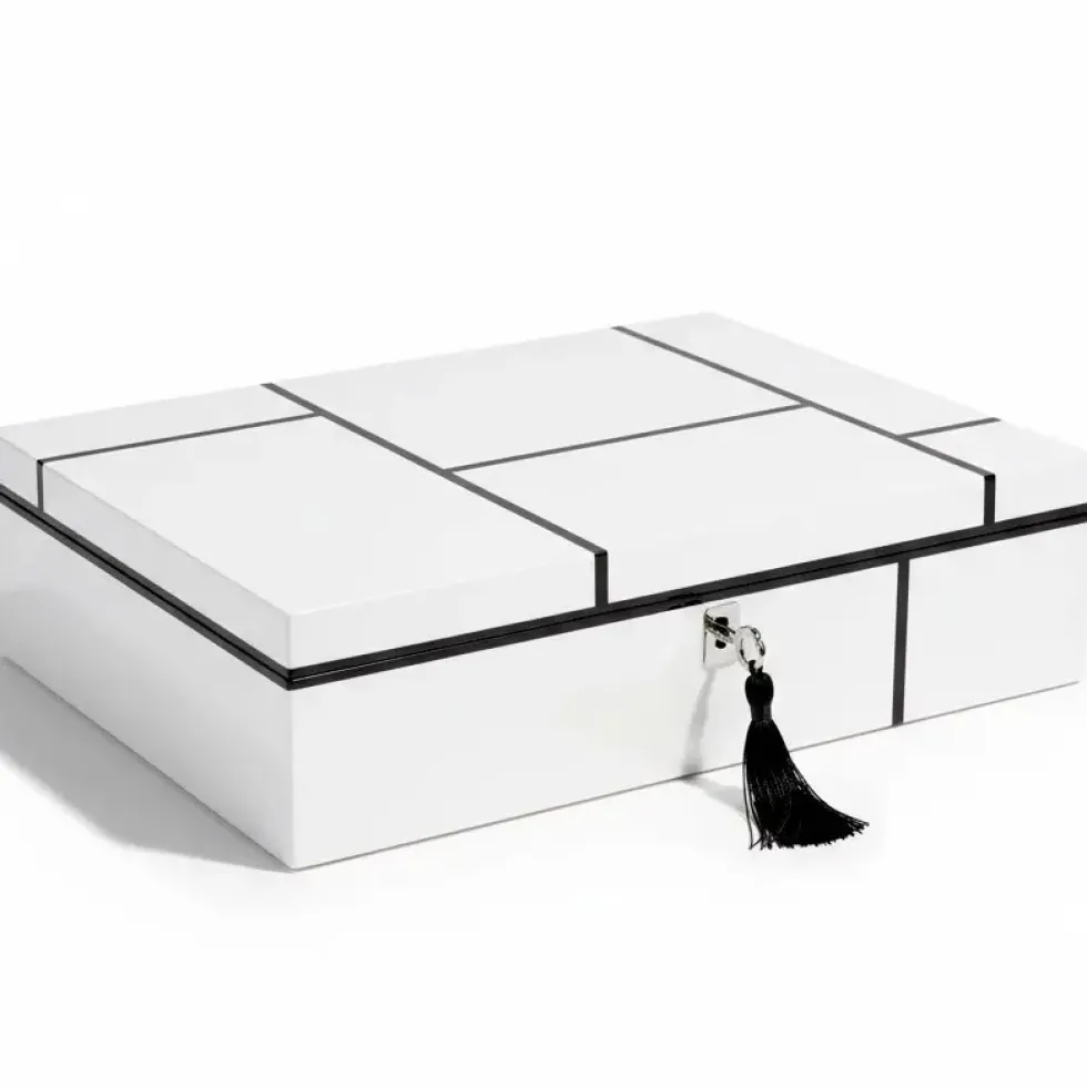 Schmuckkästchen Schmuckbox mit Streifen Tang GiftCompany