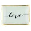 Schmuckschale Schmuckteller aus Glas Love GiftCompany 10×14 cm