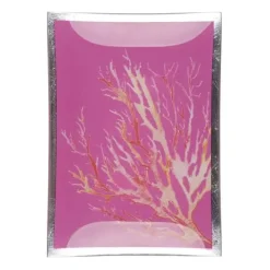 Schmuckschale Schmuckteller aus Glas Koralle GiftCompany 10×14 cm