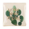Schmuckschale Schmuckteller aus Glas Kaktus GiftCompany 10×10 cm