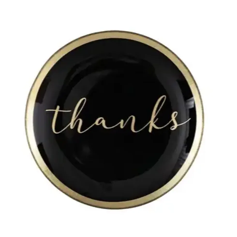 Schmuckschale Schmuckteller aus Glas Thanks GiftCompany