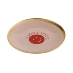 Schmuckschale Schmuckteller aus Glas Smile GiftCompany