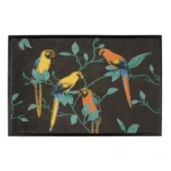 Schmutzfangmatte Fußmatte waschbar Papageien GiftCompany 50×75 cm