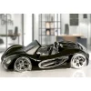 Schreibtisch Deko Cabrio schwarz silber