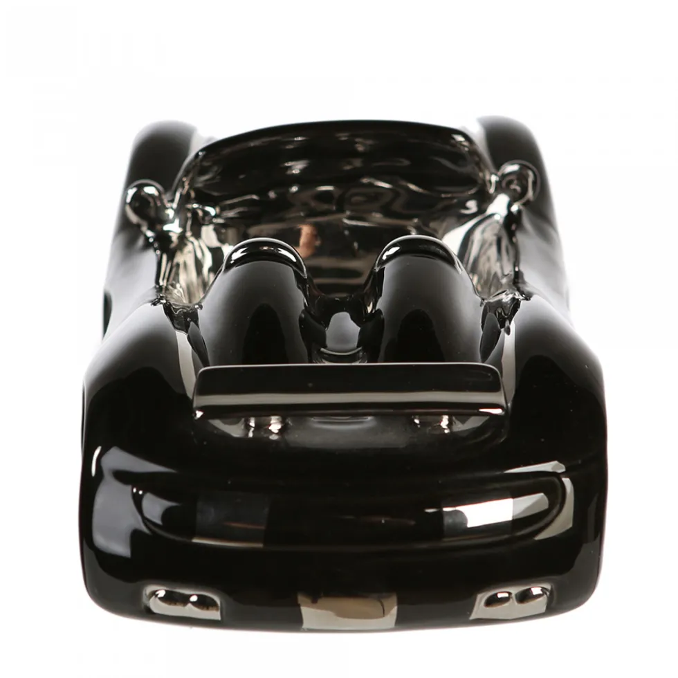 Schreibtisch Deko Cabrio schwarz silber