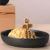 Schüssel aus Porzellan ASA schwarz coppa kuro D 27 cm