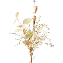 Seidenblume Blütenbündel burgund Höhe 60 cm