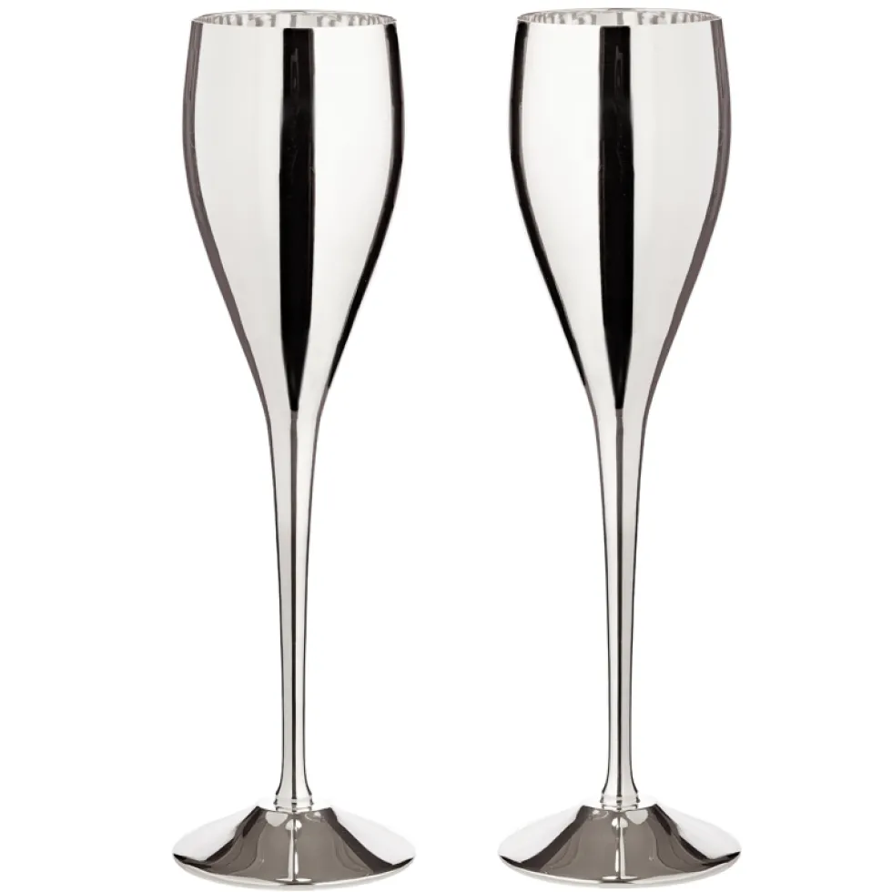 Sektglas Sektkelch Dodo versilbert Edzard