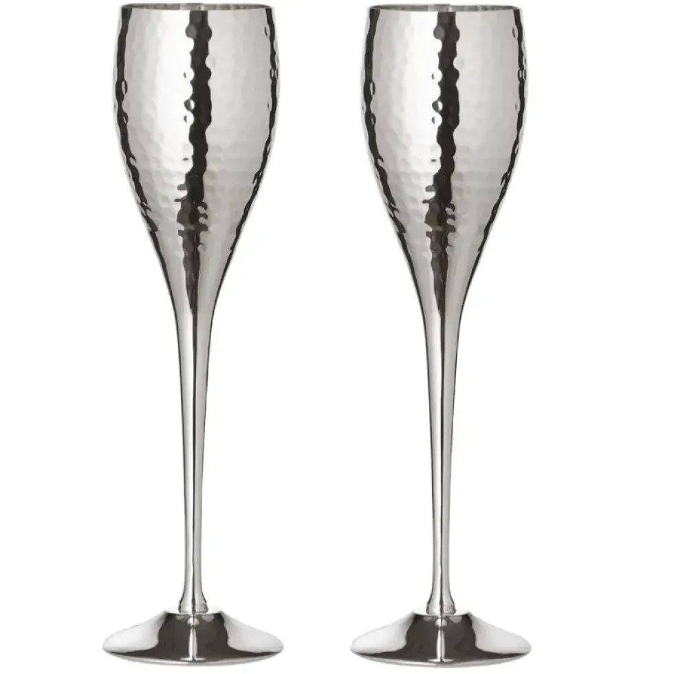 Sektglas Sektkelch Dodo versilbert Edzard