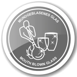 Sektkühler Glas TOBY Edzard Höhe 23 cm