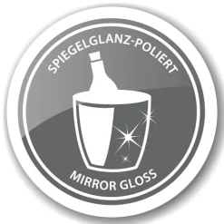 Sektkühler mit Ständer GENEVA Edzard mit Gläserhaltern Höhe 109 cm