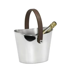 Sektkühler silber GILBERT Edzard Edelstahl Höhe 17 cm