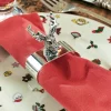Serviettenring 4er Set HIRSCH Edzard silber