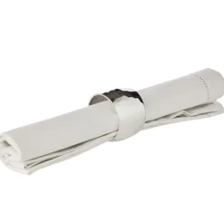 Serviettenringe silber 4er Set Flux Edzard Durchmesser 4 cm