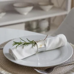 Serviettenring silber 4er Set PERLA Edzard D 5 cm