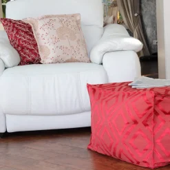 Sitzsack EDEN MATICO cranberry 80×80 cm