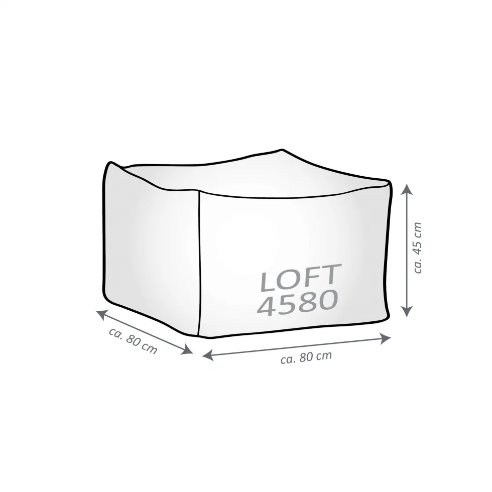 Sitzsack LOFT SAMT UNI petrol