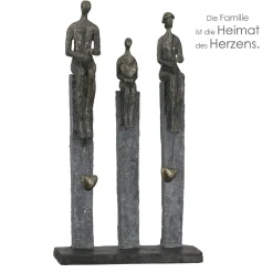 Skulptur Fishing Casablanca bronze Höhe 41 cm