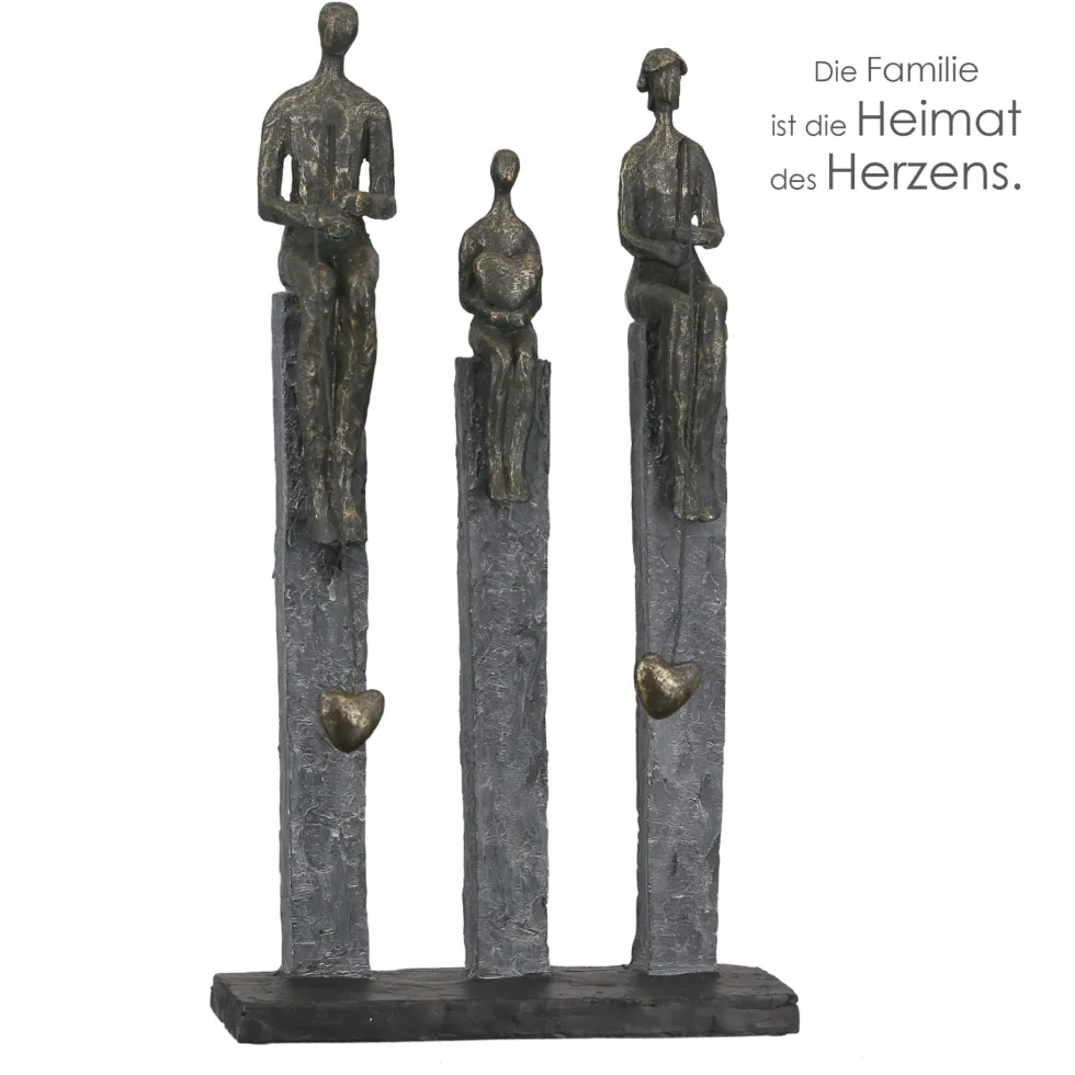 Skulptur Fishing Casablanca bronze Höhe 41 cm