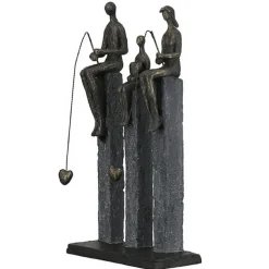 Skulptur Fishing Casablanca bronze Höhe 41 cm