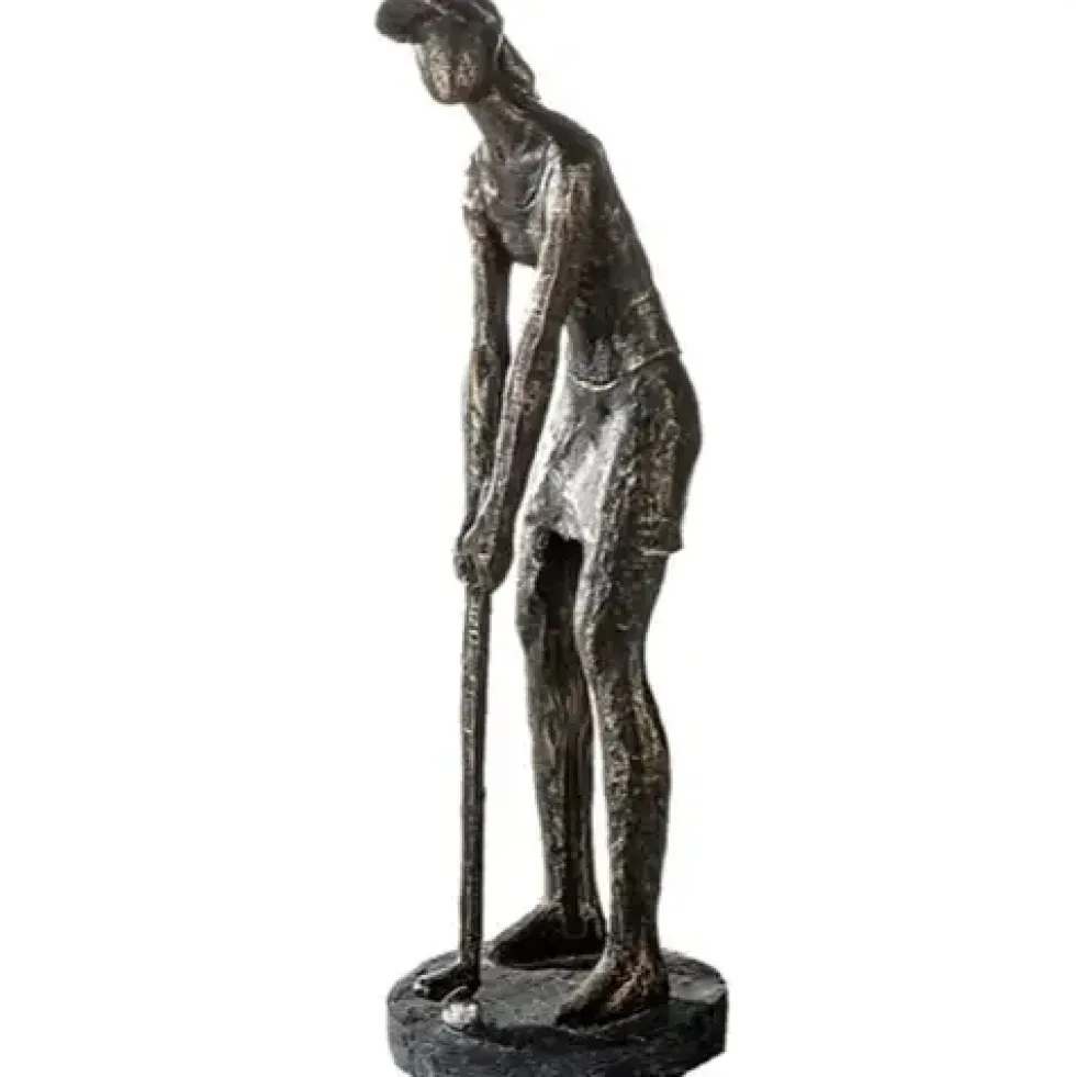 Skulptur Golf Lady Casablanca Höhe 32 cm