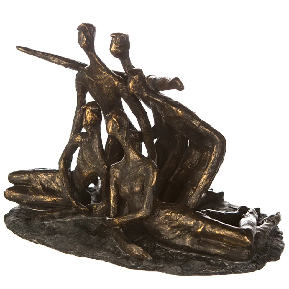 Skulptur Gruppenfoto Casablanca Höhe 21 cm