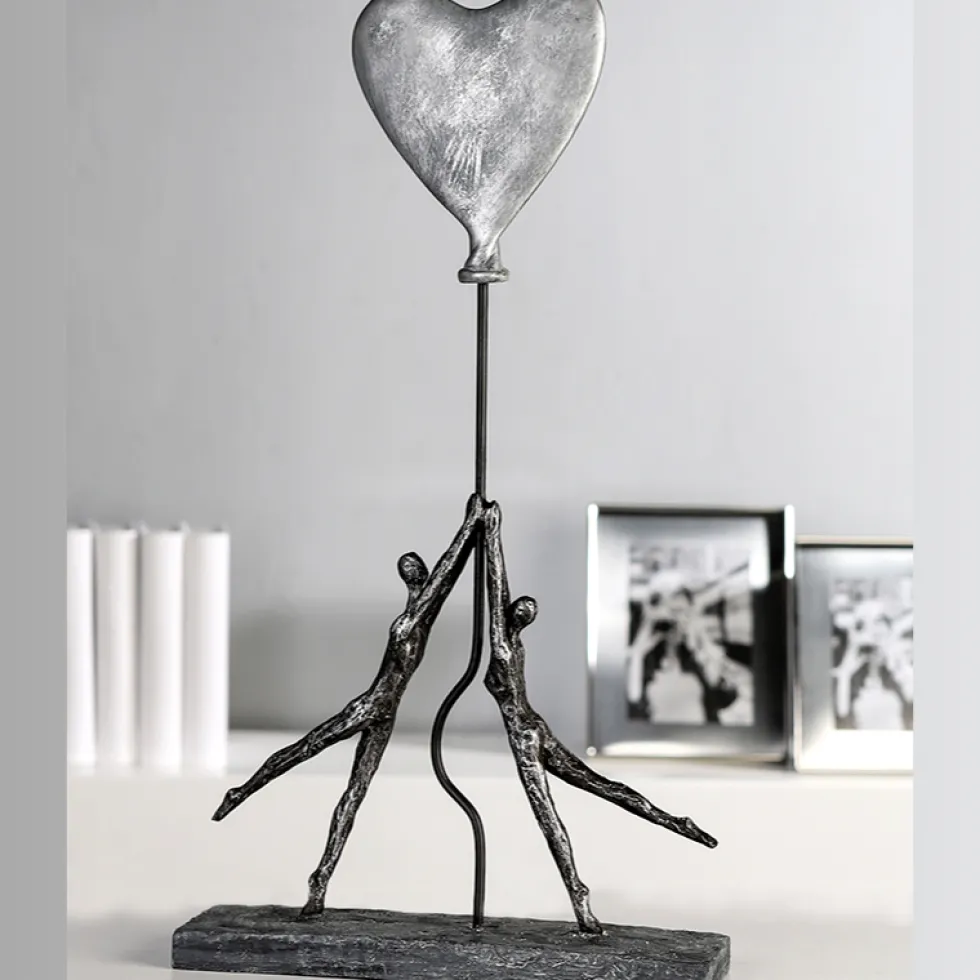 Skulptur Herz Ballon Casablanca Höhe 48 cm