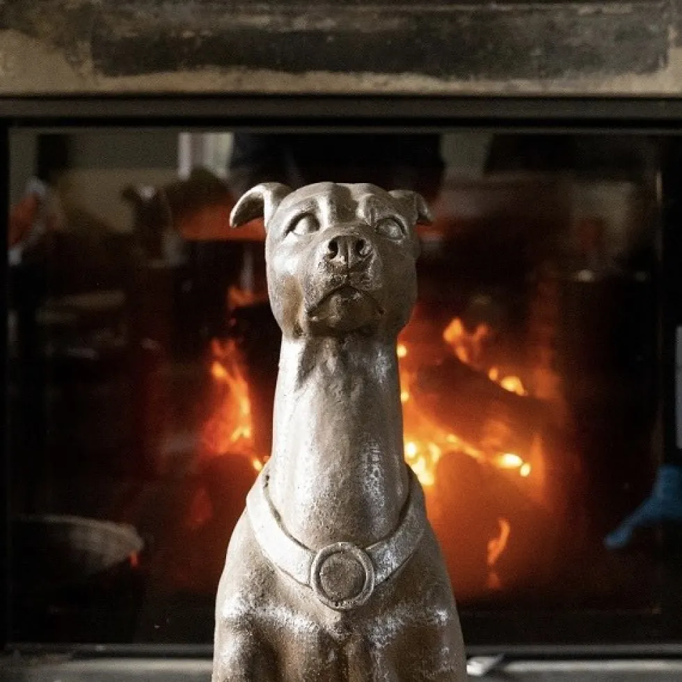 Skulptur Jagdhund Werner Voß