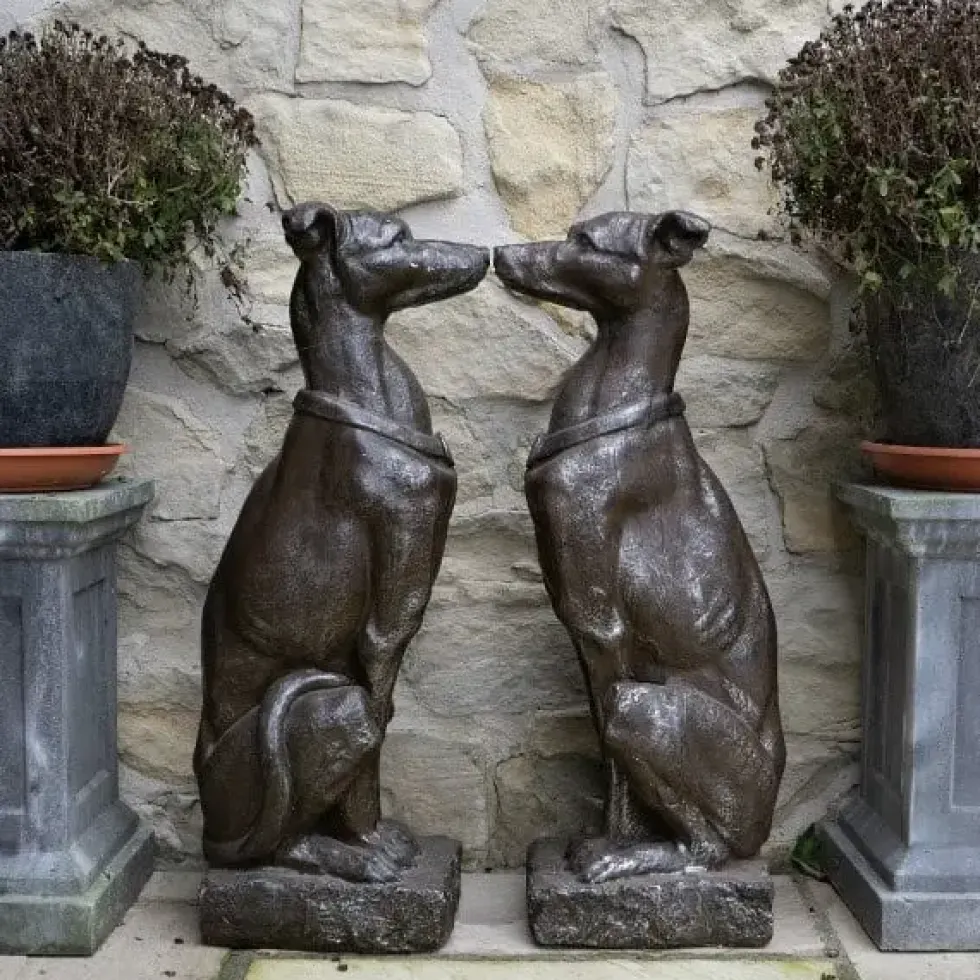 Skulptur Jagdhund Werner Voß