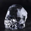 Skulptur Kristallschädel MEMENTO MORI NUDE Glass Höhe 8 cm