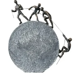 Skulptur Lifting Casablanca Höhe 35 cm