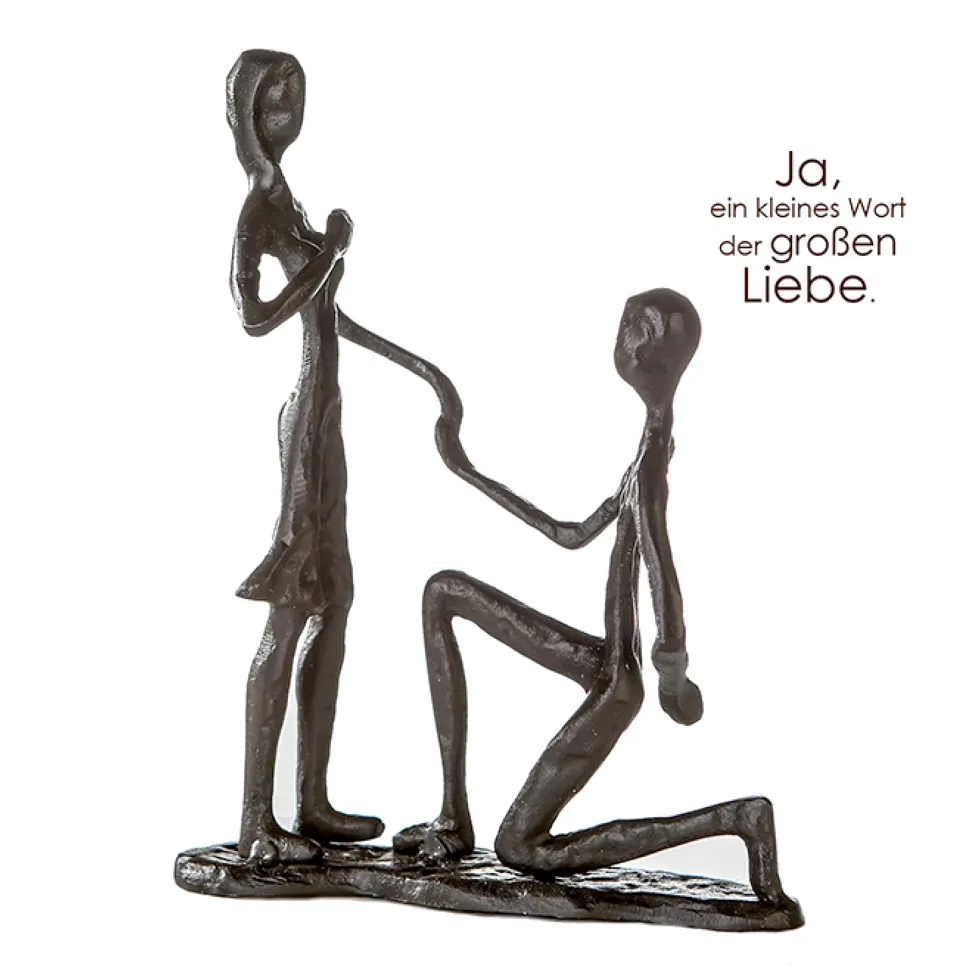 Skulptur Marry Me Casablanca Höhe 17 cm