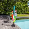 Skulptur Metall MALANG bunt Höhe 99 cm