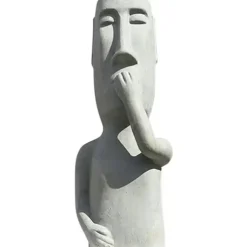 Skulptur NICHTS SAGEN Casablanca Keramik H 63 cm