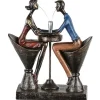 Skulptur Table For Two Casablanca Höhe 25 cm