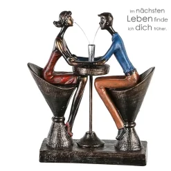 Skulptur Table For Two Casablanca Höhe 25 cm