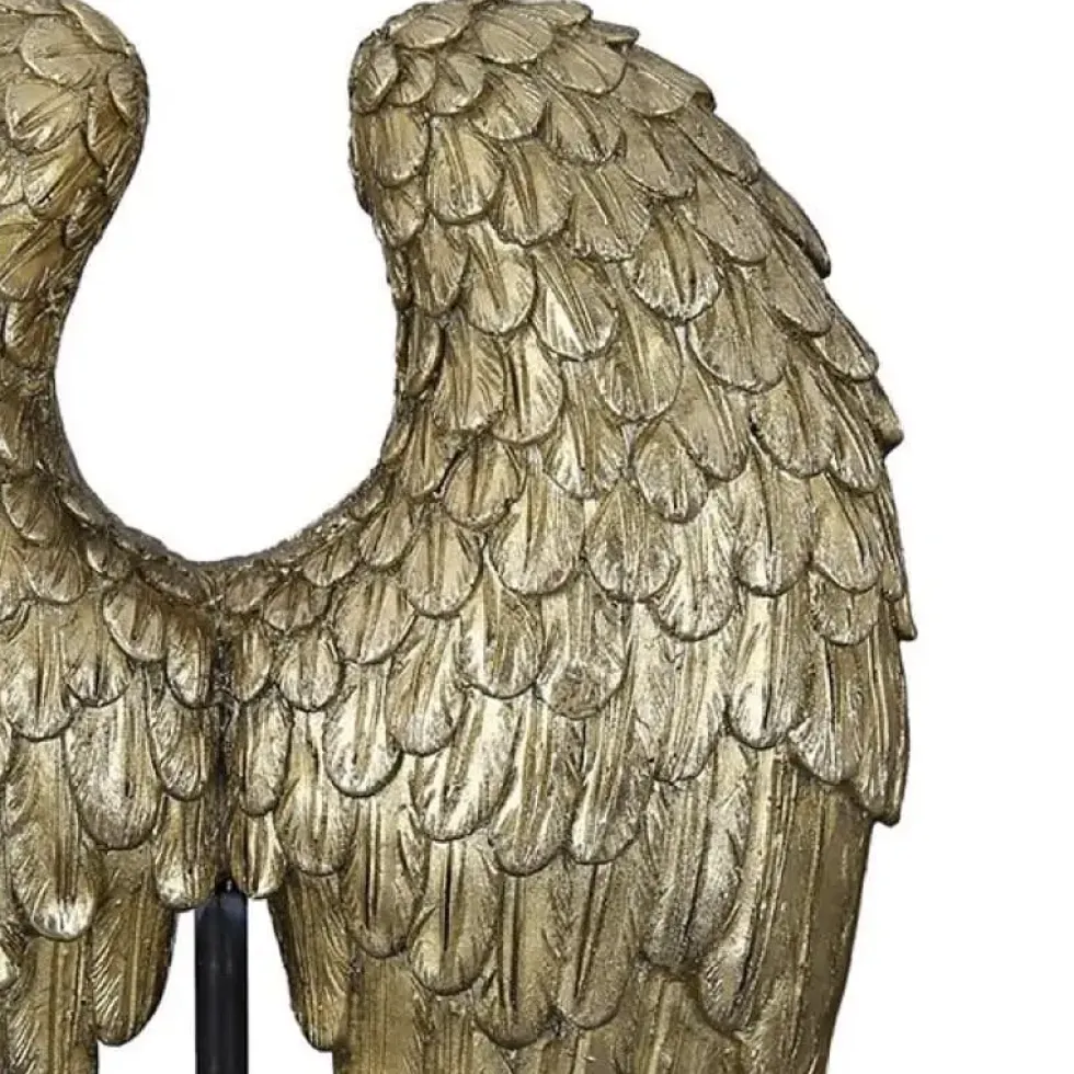 Skulptur Wing gold Höhe 30 cm
